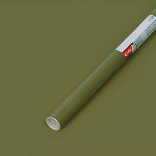 Klebefolie Uni seidenmatt olive green image number null